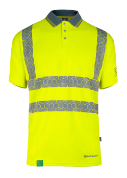 Short Sleeve Polo Shirts - Yellow