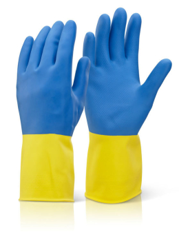 Bi-Colour Neoprene Household Gloves