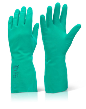 Nitrile Green Gloves