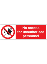 Restricted Access Signs