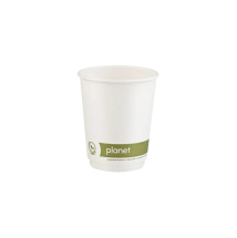 Planet 8oz Double Wall Plastic-Free Cups (Pack of 25)