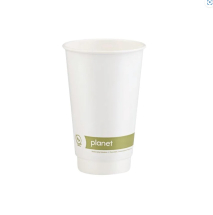 Planet 16oz Double Wall Plastic-Free Hot Cup (Pack of 25)