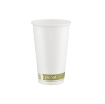 Planet 16oz Single Wall Plastic-Free Hot Cup (Pack of 50)