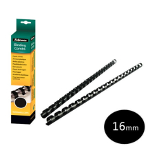 Fellowes Black A4 16mm Binding Combs (Pack of 100)