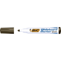 Bic Velleda 1701 Black Bullet Tip Whiteboard Marker (Pack of 12)