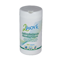 2Work Anti-Static Screen Cleaning Wipes (Pack of 100)
