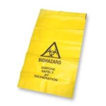 Bio hazard disposal bag.