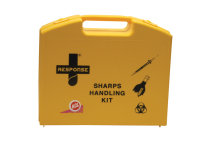 Sharps Handling Kit with 1 pair of Hex Armour Gloves.