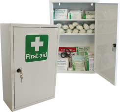 First Aid Cabinet BS8599 Compliant SMALL (Stocked)