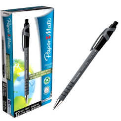 Papermate Flexgrip Retractable Ballpoint Black Pen