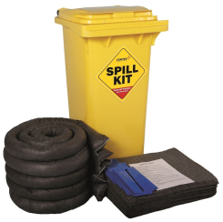 General Purpose Spill Kit Wheelie Bin 120L