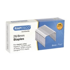 Rapesco Staples 8mm (Pack of 5000) S11880Z3