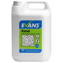 Evans KIND Washing Up Liquid High Quality Detergent x 5 litre