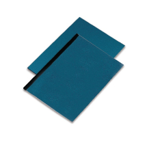 Q-Connect A4 Blue Leathergrain Comb Binder Cover (Pack of 100)