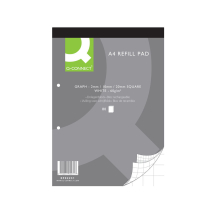 Q-Connect A4 Graph Refill Pad 80 Leaf (Pack of 10)