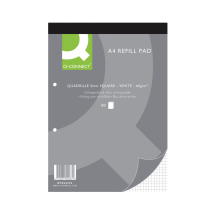Q-Connect A4 Refill Pad Quadrille Ruled (Pack of 10)