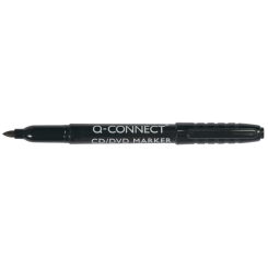 Q-Connect Permanent Marker Fine Black Bullet Tip (Pack of 10)