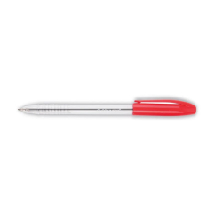 Q-Connect Medium Red Stick Ballpoint Pen (Pack of 20)