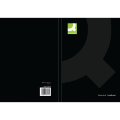 Q-Connect Black A5 Casebound Book (Pack of 3)