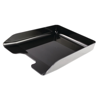 Q-Connect Executive Letter Tray Black