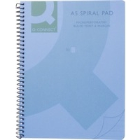Q-Connect Blue A5 Polypropylene Notepad (Pack of 5)