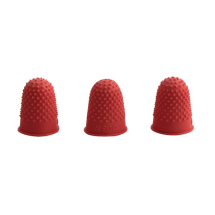 Q-Connect Red Rubber Thimblettes Size 00 (Pack of 12)