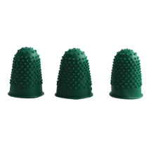 Q-Connect Green Rubber Thimblettes Size 0 (Pack of 12)
