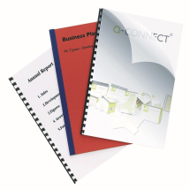Q-Connect Clear A4 PVC Binding Covers 250 Micron (Pack of 100)