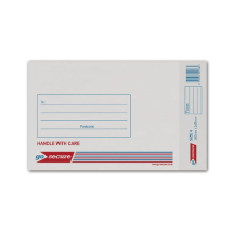 GoSecure Bubble Lined Envelope Size 4 180x265mm White (Pack of 100) KF71449