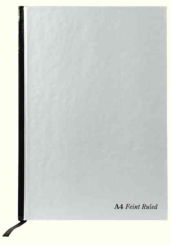 Pukka Pad Casebound A4 Notebook Feint Ruled With Margin 192 Pages Silver (Pack of 5)