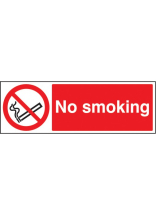 No Smoking 300 x 100mm R/P