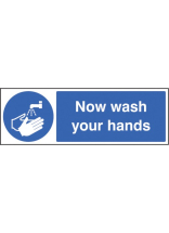 Now wash your hands 300x100mm - SAV