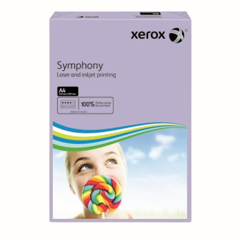 Xerox Symphony Medium Tints Lilac Ream A4 Paper 80gsm (Pack of 500)
