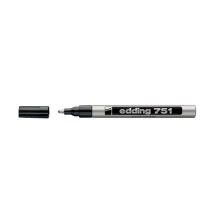 Edding 751 Bullet Tip Paint Marker Fine Silver (Pack of 10) Edding 751 Bullet Tip Paint Marker Fine Silver (Pack of 10)