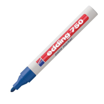 Edding 750 Bullet Tip Paint Marker Medium Blue (Pack of 10) Edding 750 Bullet Tip Paint Marker Medium Blue (Pack of 10)